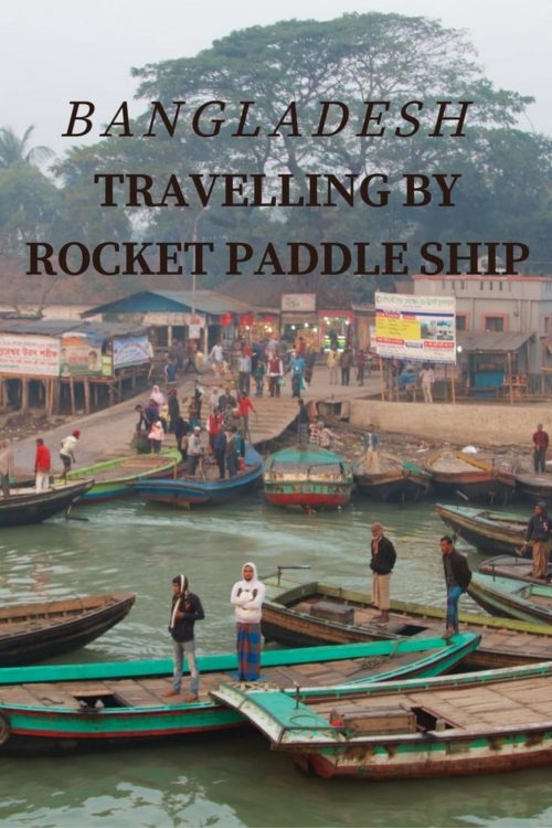 travelling by rocket paddle steamer in bangladesh