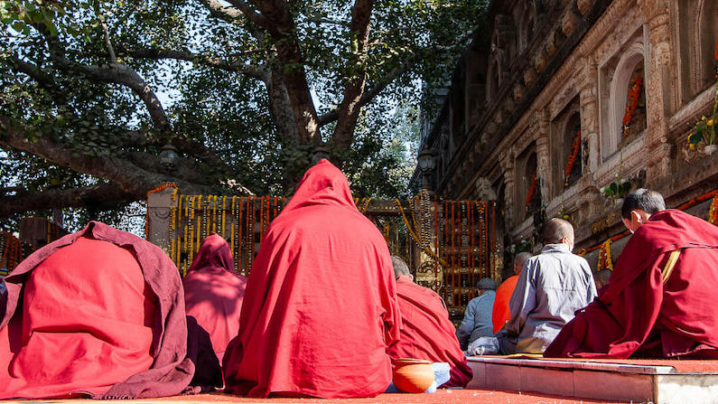 Visiting Bodh Gaya in India, one of the most important Buddhist pilgrimage site