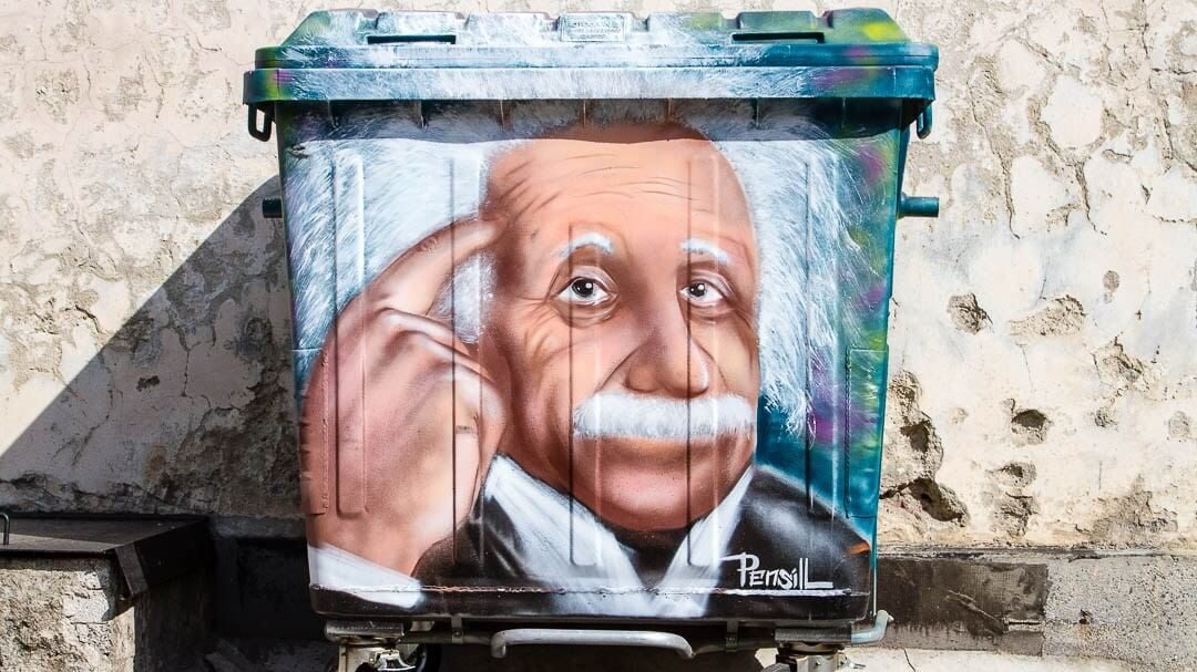 Einstein Street Art in Sofia | Bulgaria