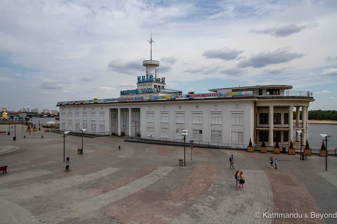 Kiev River Port Podil neighbourhood Kiev Ukraine-1.1