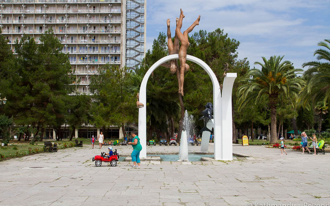 Diving for Pearls Monument, Resort Pitsunda