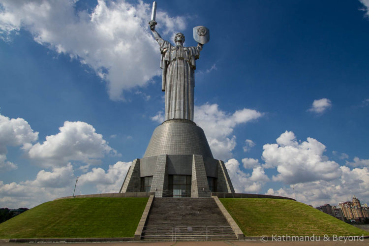 The Motherland Monument In Kyiv, Ukraine | Soviet Era