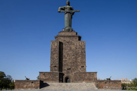 Mother Armenia in Yerevan | Soviet monument | former USSR