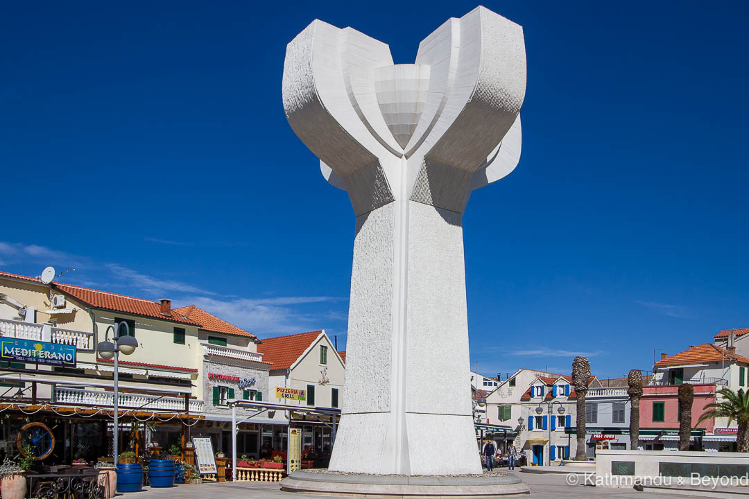 Monument to the Fallen Soldiers of WWII from Vodice Vodice Croatia 1