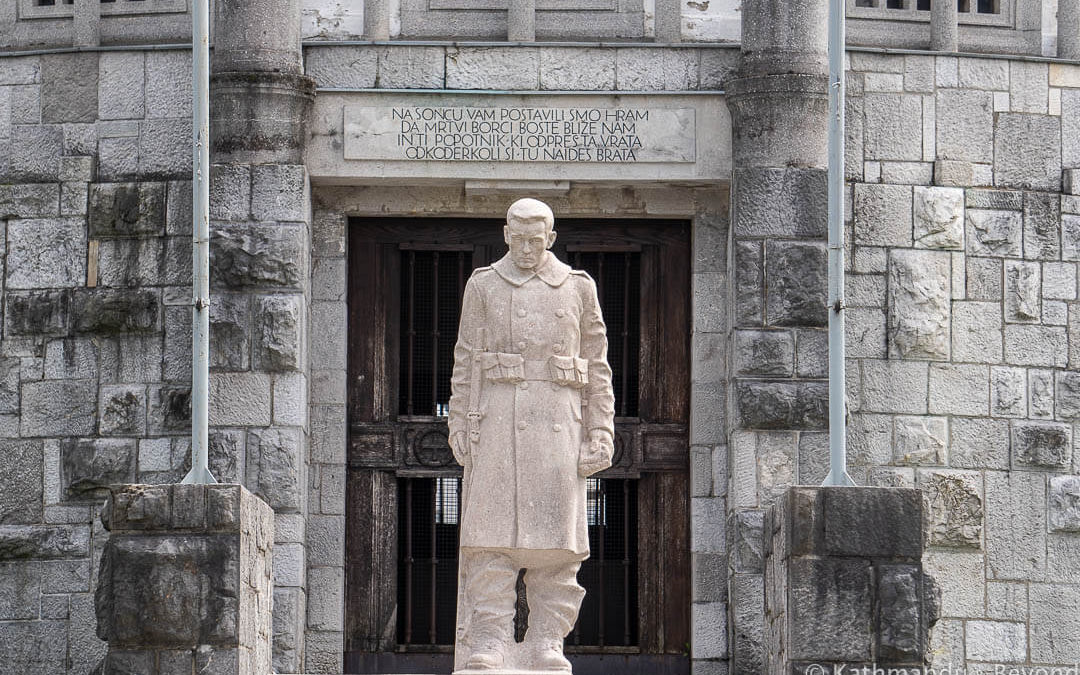 World War I Ossuary, Žale Cemetery