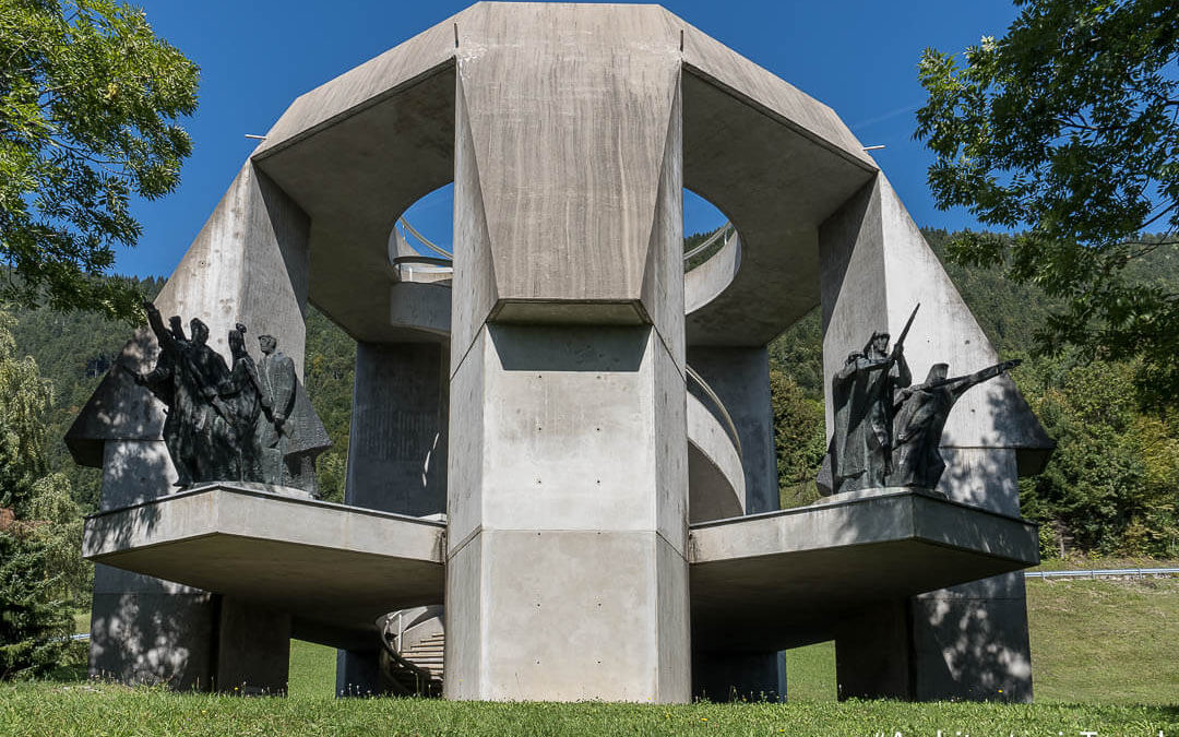 Monument Cankar Battalion in Dražgoše