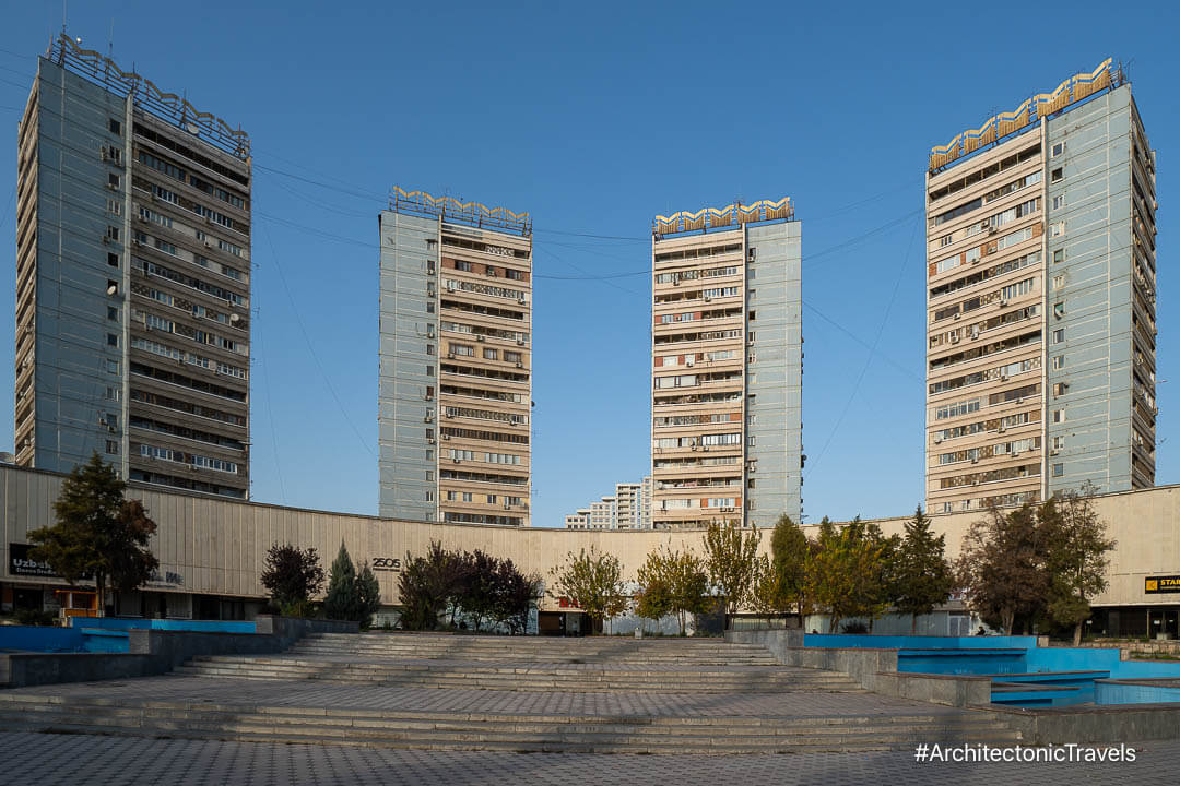 Residential buildings (Hamid Alimjan Square) Tashkent Uzbekistan NOV23-7