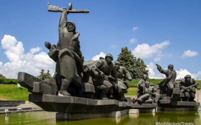 ‘Forced crossing of the Dnieper’, Museum of The History of Ukraine in World War II Memorial Complex